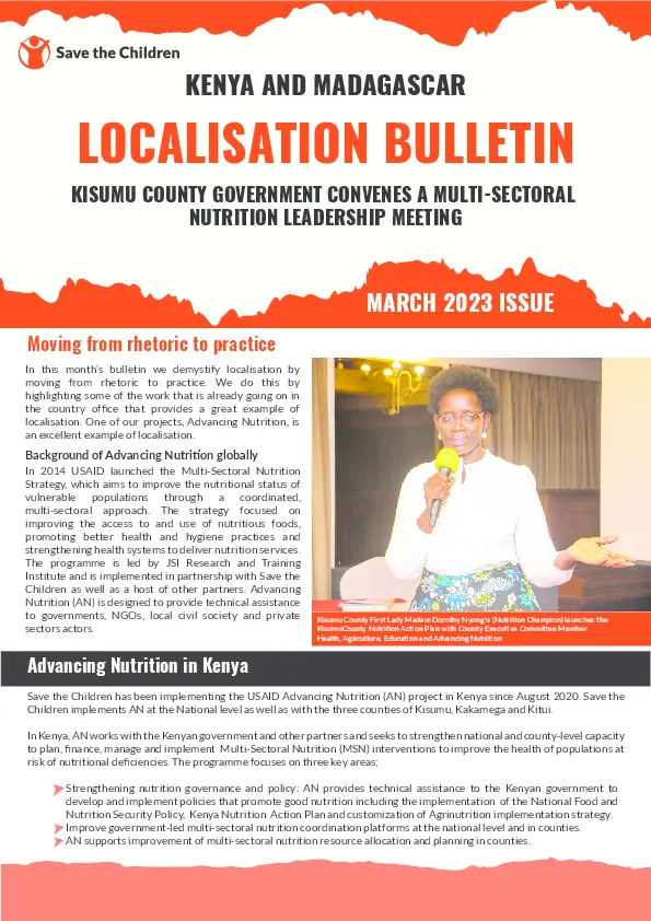 Localisation Bulletin - March 2023