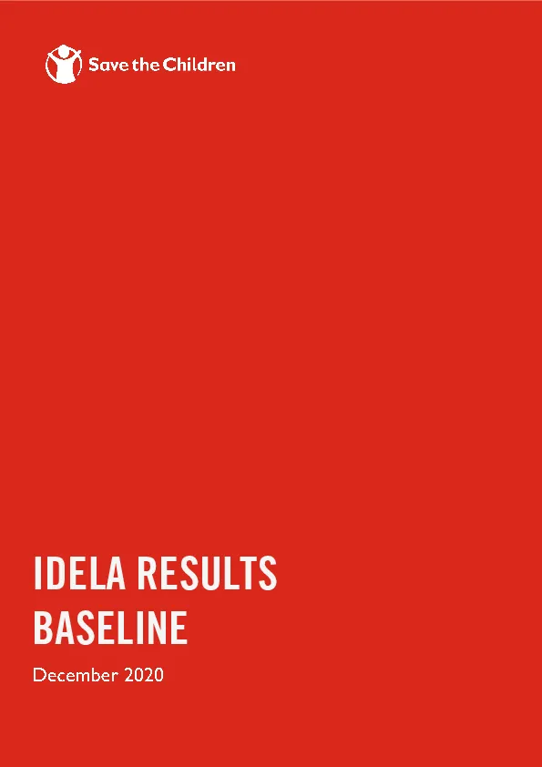 2020 International Development and Early Learning Assessment (IDELA) Baseline Report (Kosovo)