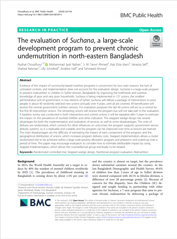 Choudhury et al. BMC Public Health (2020) 20:744