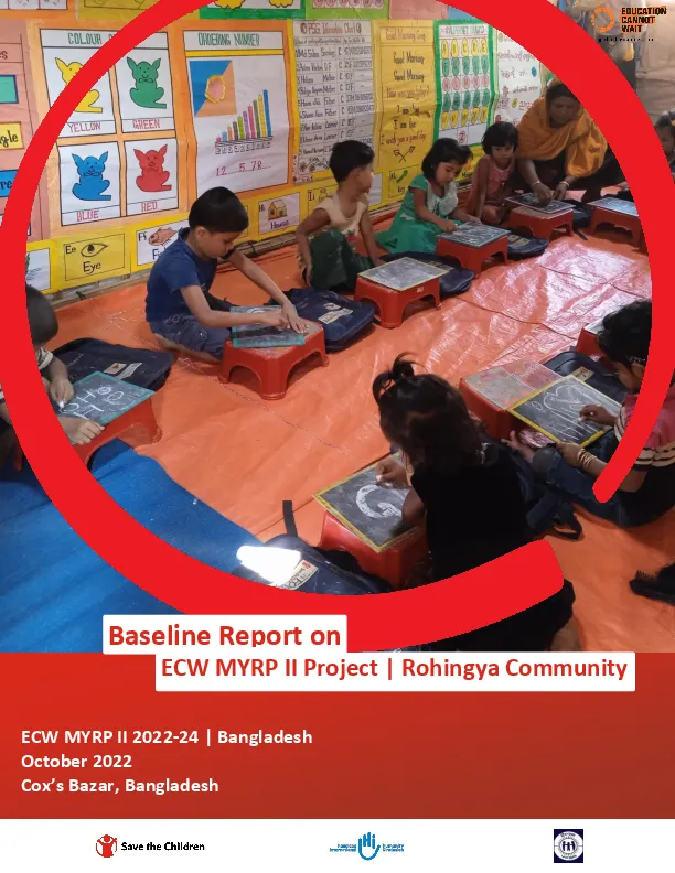 Baseline Report on ECW MYRP II Project, Rohingya Community