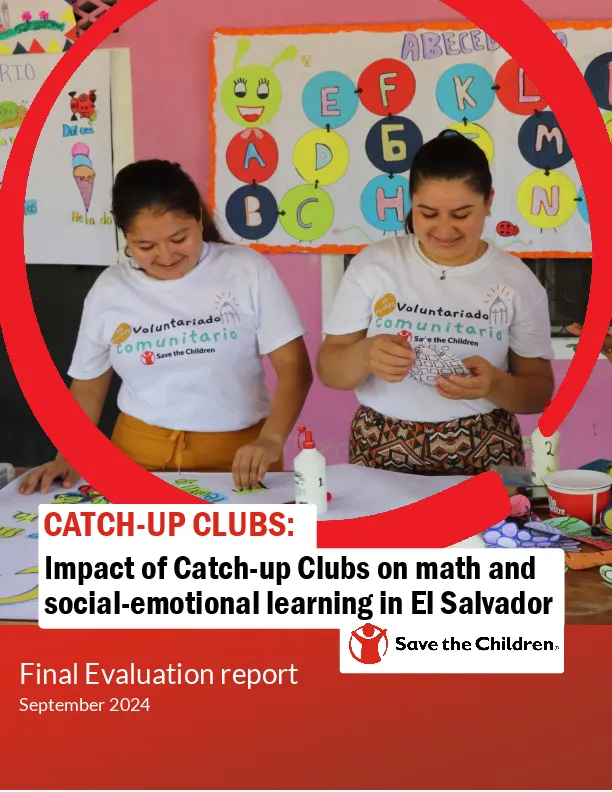 Impact of Catch-up Clubs on math and social-emotional learning in El Salvador