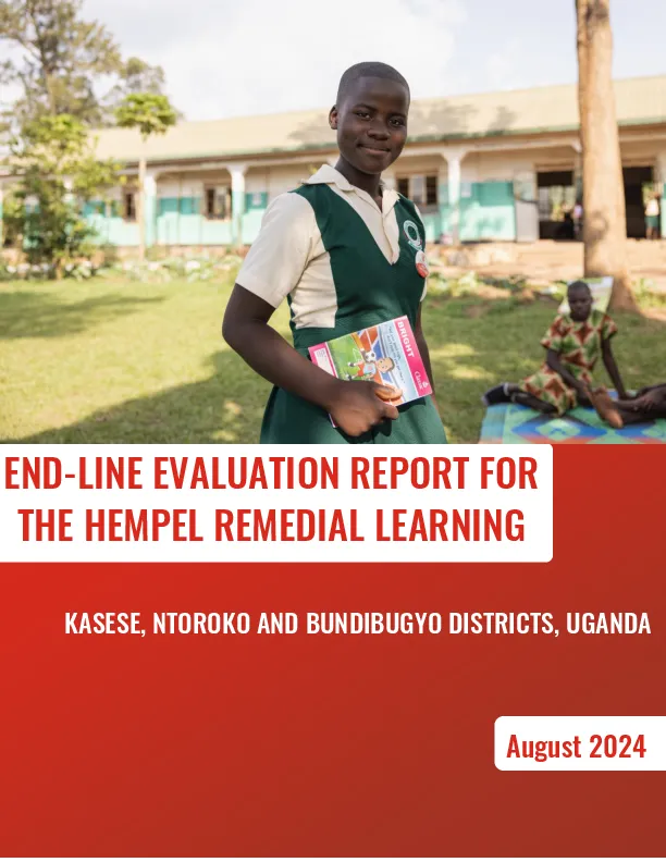 Endline Evaluation Report for the Hempel Remedial Learning Uganda 2024