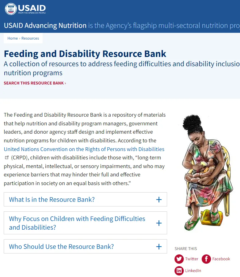 Feeding and Disability Resource Bank Thumbnail