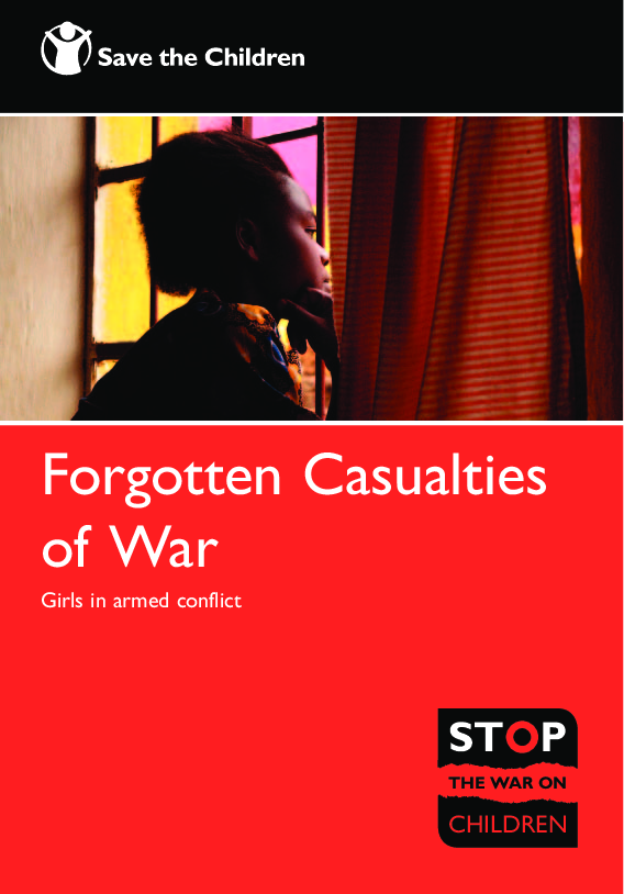 Forgotten casualties of war – Girls in armed conflicts