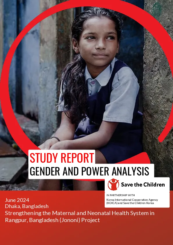 Gender and Power Analysis for Strengthening the Maternal and Neonatal Health System in Rangpur, Bangladesh (Jononi) Project