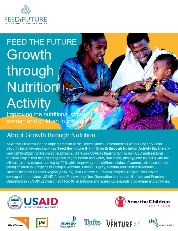 Growth through Nutrition Project Brief