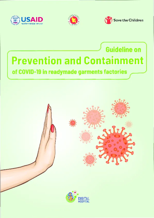 Guideline on Prevention and Containment of COVID-19 in readymade ...