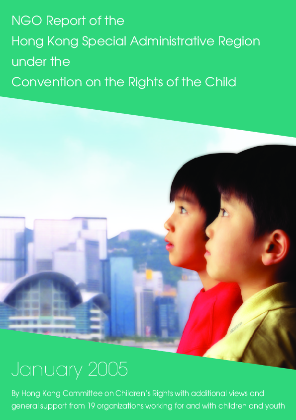 NGO Report of the Hong Kong Special Administrative Region under the ...