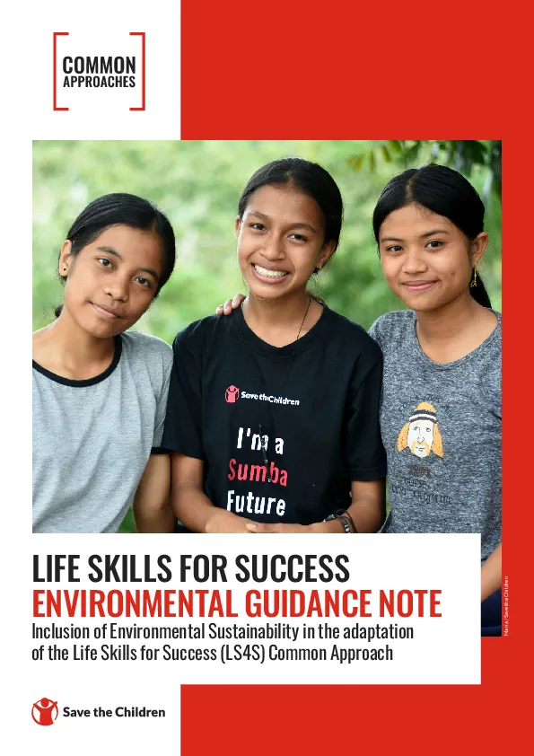 Life Skills for Success: Environmental Guidance Note