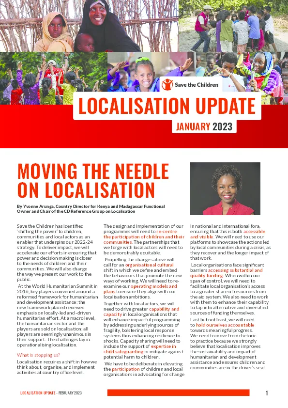 Localisation Update Newsletter