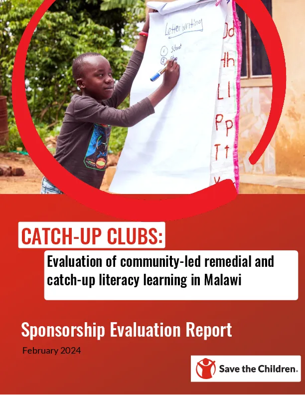 Malawi Catch-Up Clubs (CuCs) Sponsorship Evaluation