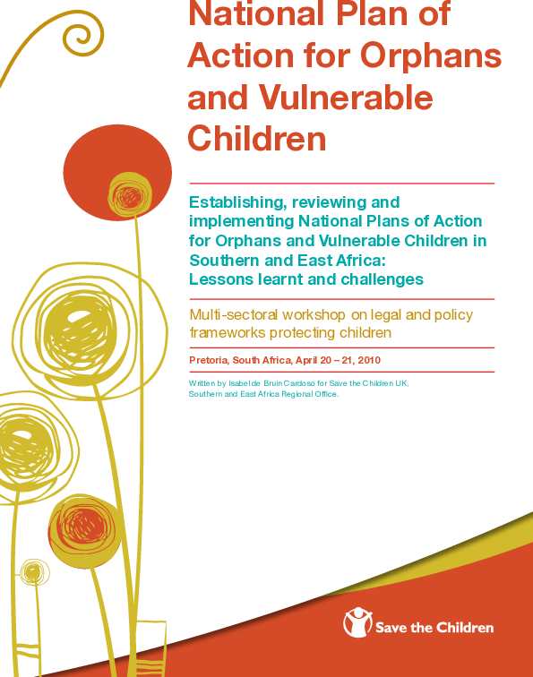 National Plan of Action for Orphans and Vulnerable Children ...
