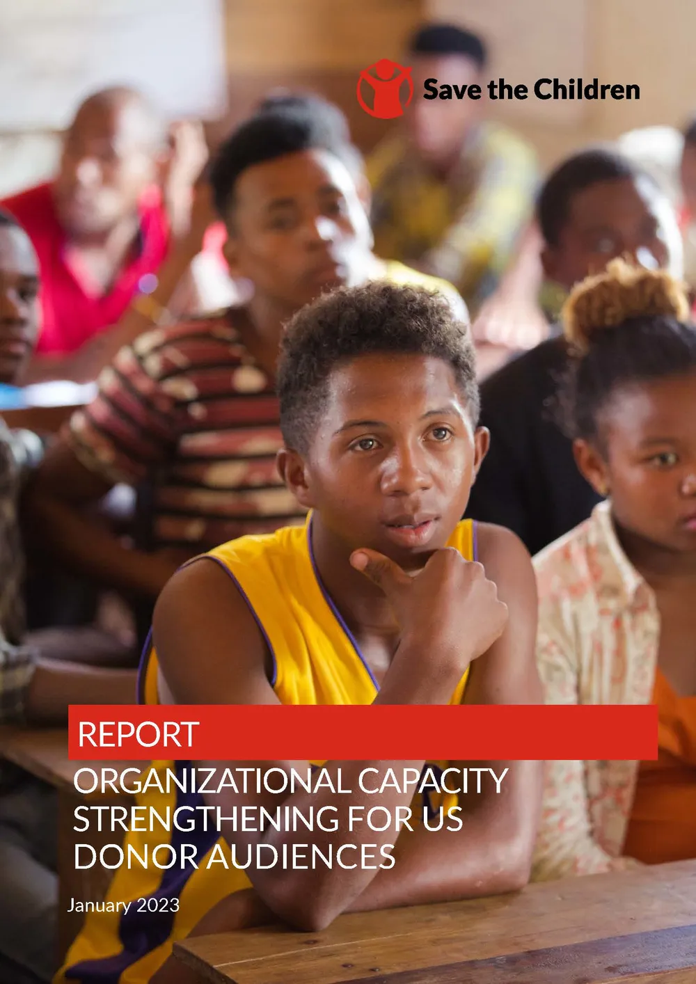 Cover image for ORGANIZATIONAL CAPACITY STRENGTHENING FOR US DONOR AUDIENCES Report, January 2023