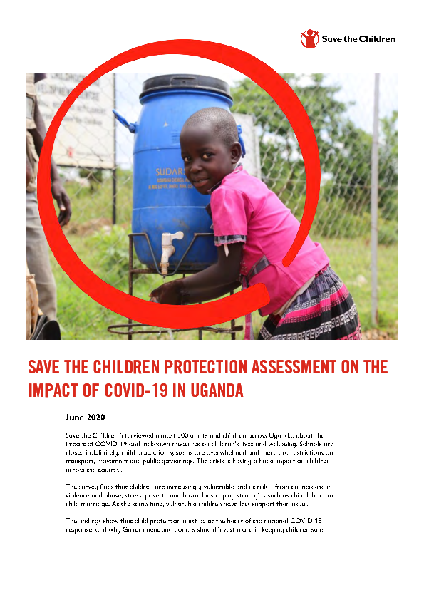 Save the Children Protection Assessment on the Impact of COVID-19 in ...