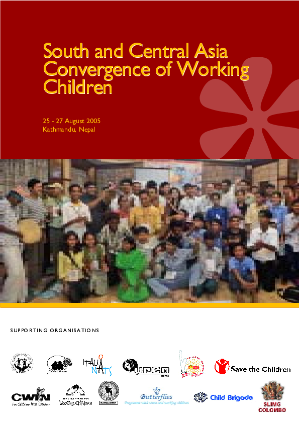 South and Central Asia convergence of working children.pdf