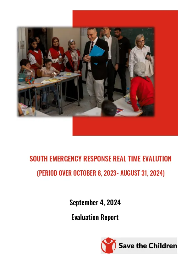 Real Time Evaluation - Lebanon Response - August 2024