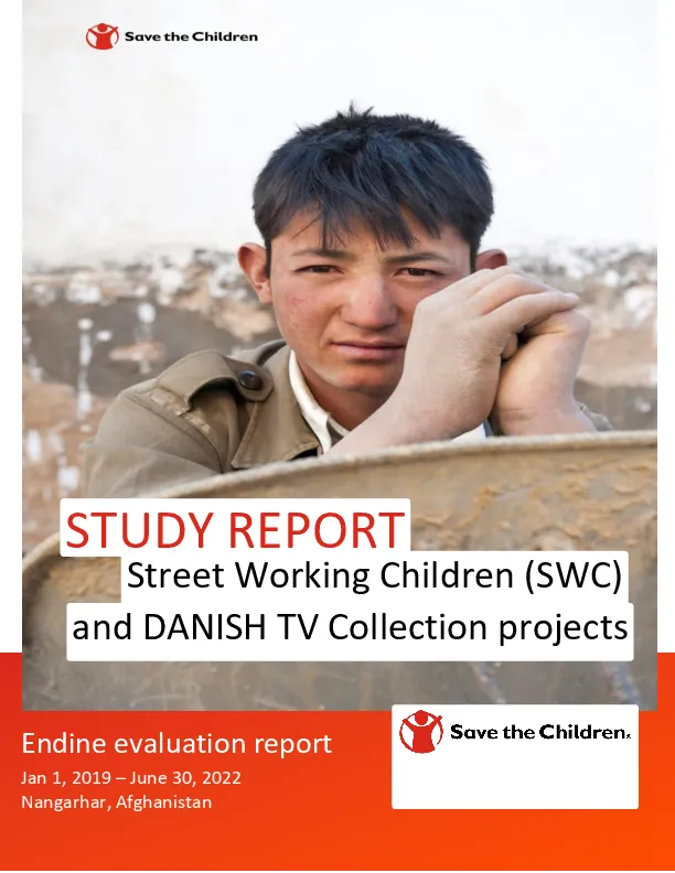 Street Working Children and Danish TV Collection Endline Evaluation in Afghanistan