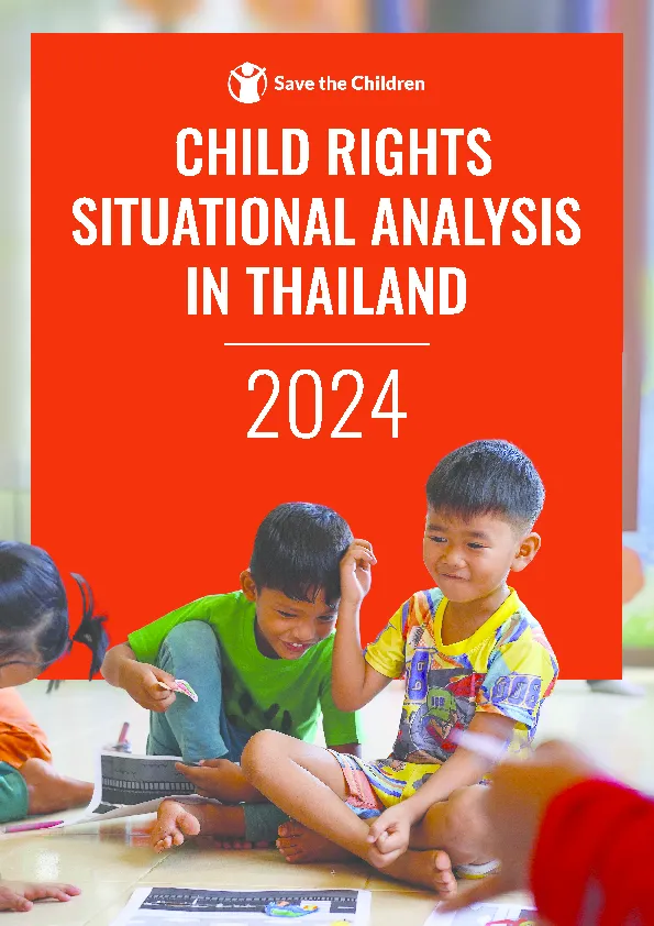 Child Rights Situational Analysis in Thailand 2024