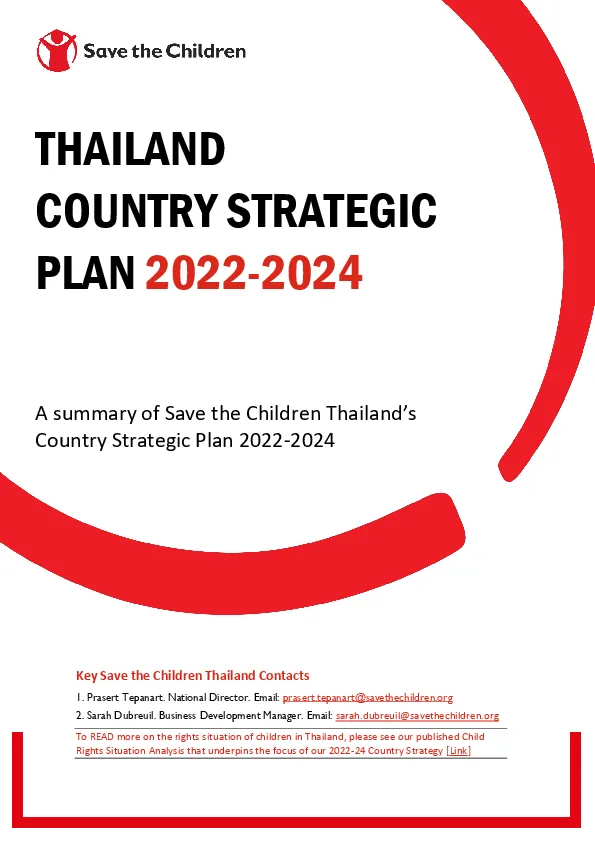 Thailand Country Strategy Plan 2022-24