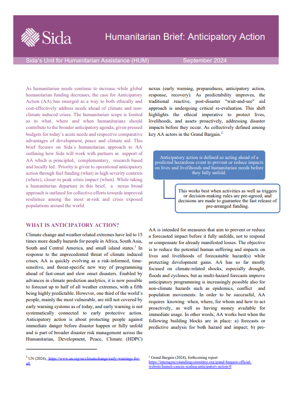 Thumnail-SIDA-humanitarian-brief