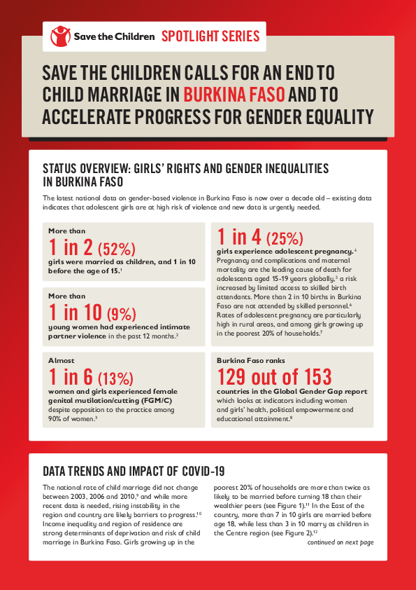 Spotlight Series: Ending child marriage for gender equality