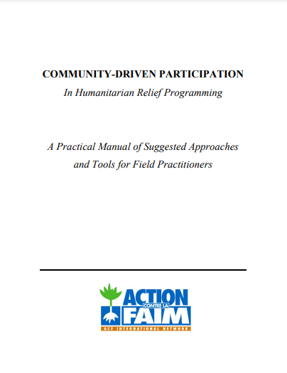 community-driven participationin humanitarian relief programming