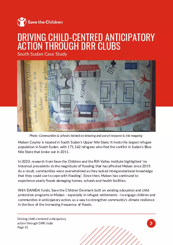 Driving Child-centred Anticipatory Action through DRR Clubs – South Sudan Case Study thumbnail