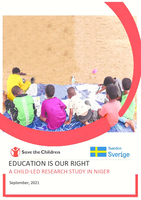 Education is our Right: A child-led research study in Niger