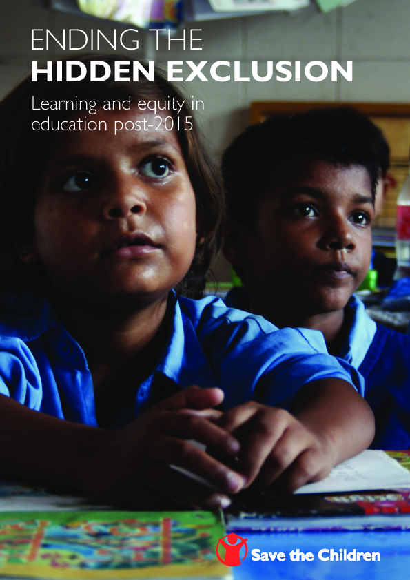 Ending the Hidden Exclusion: Learning and equity in education post-2015