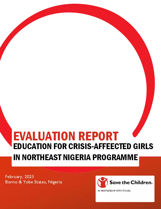 Evaluation Report: Education for Crisis-Affected Girls in Northeast Nigeria thumbnail