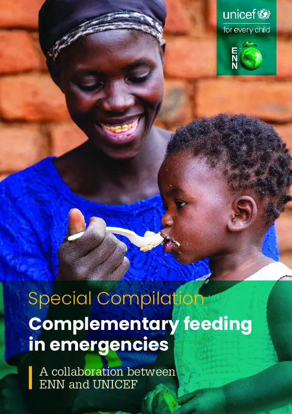 FEX Complementary Feeding in Emergencies: Special compilation thumbnail