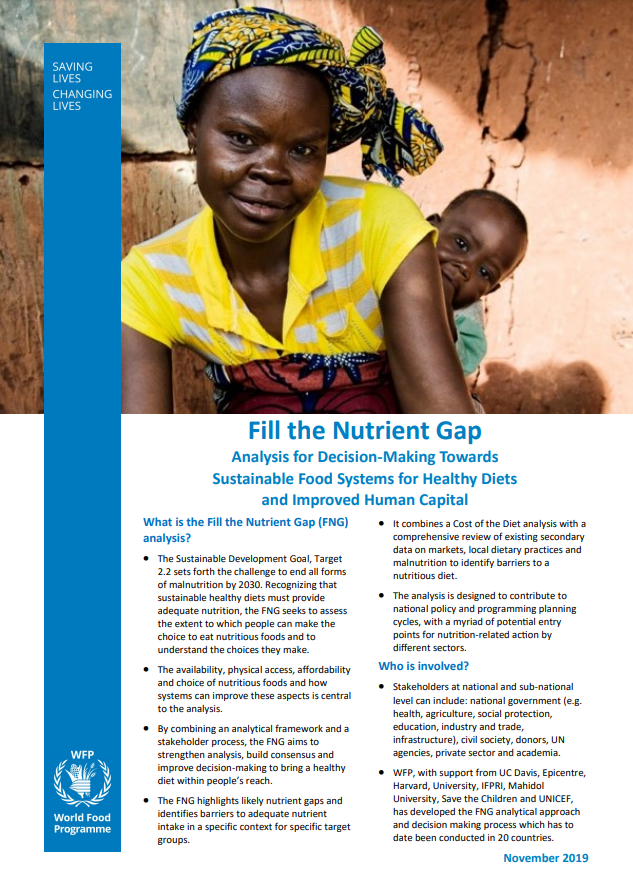 Fill the Nutrient Gap | Save the Children’s Resource Centre