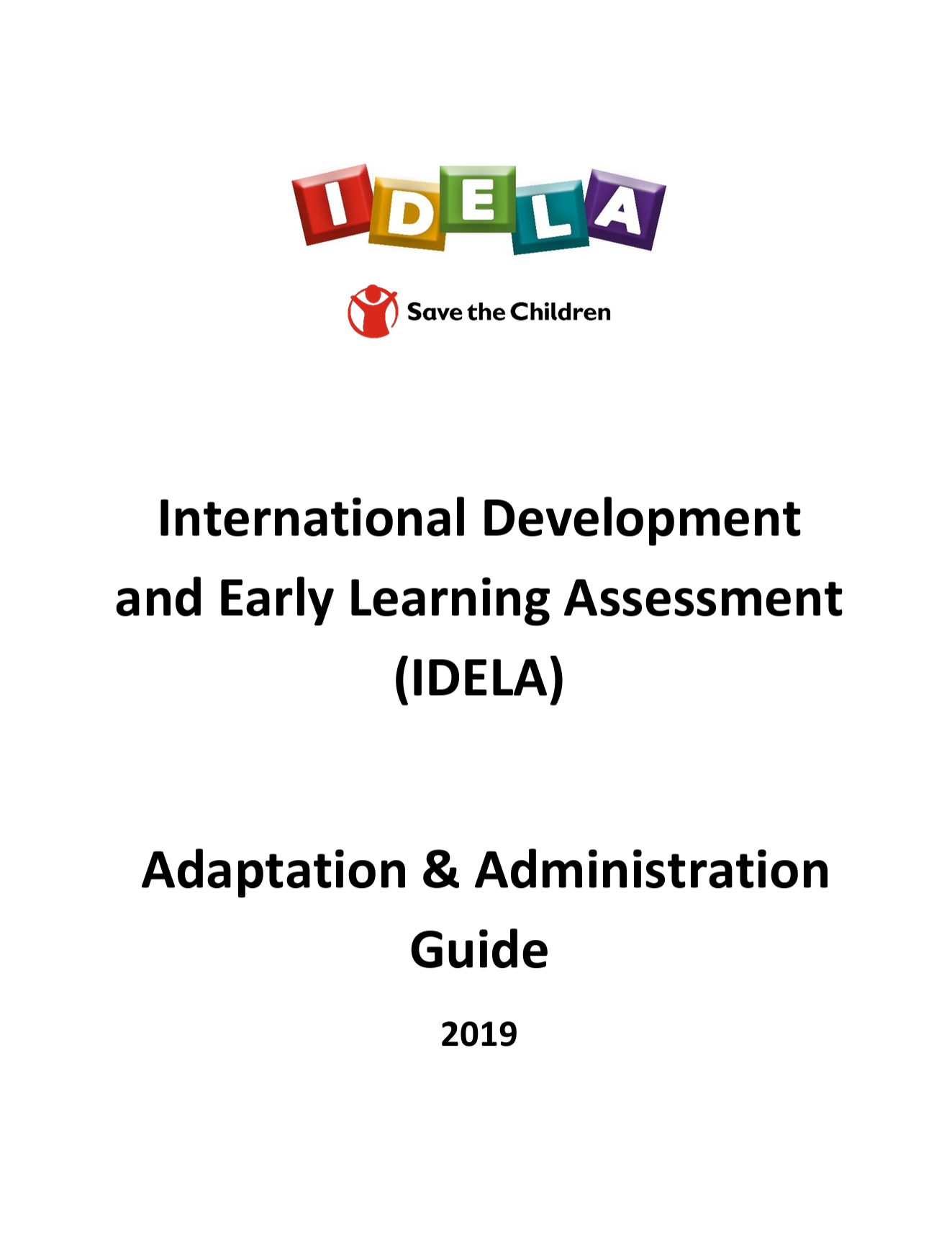 IDELA - The International Development and Early Learning Assessment