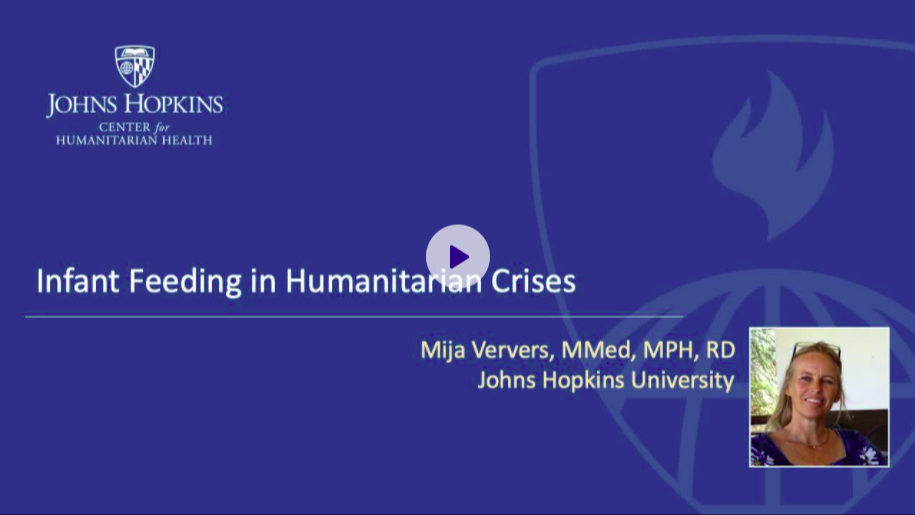 infant feeding in Humanitarian crises