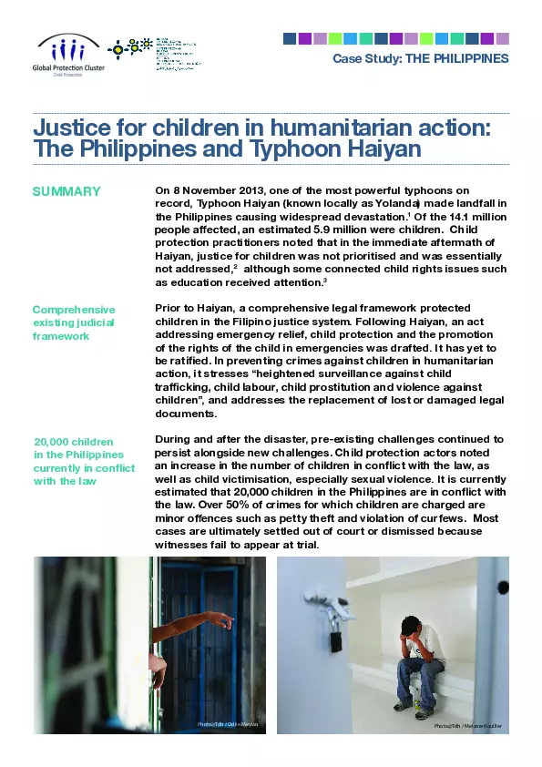 Justice for Children in Humanitarian Action: The Philippines and Typhoon Haiyan thumbnail