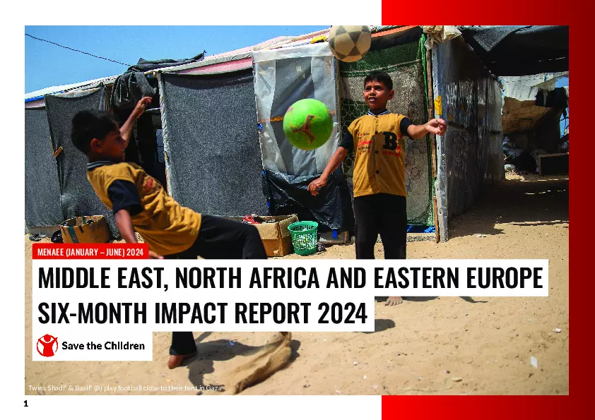 Middle East, North Africa and Eastern Europe 6-Month Impact Report 2024 thumbnail