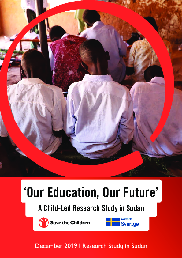 ‘Our Education, Our Future’: A child-led research study in Sudan