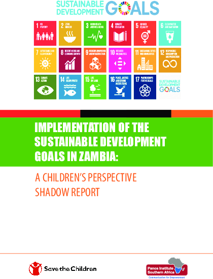 Implementation of the Sustainable Development Goals in Zambia: A children's perspective shadow report