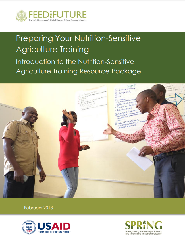 preparing-your-nutrition-sensitive-agriculture-training