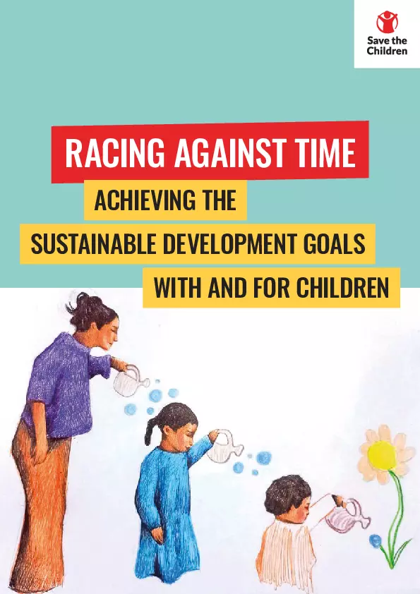 Racing Against Time: Achieving the Sustainable Development Goals with and for children global report thumbnail