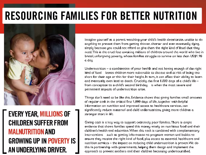 Resourcing Families for Better Nutrition Common Approach Elevator Pitch thumbnail