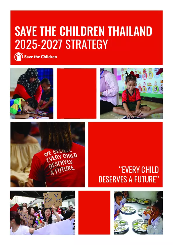 Save the Children Thailand 2025-2027 Strategy thumbnail