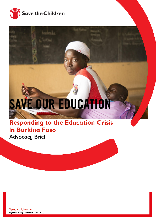 Save our Education:Responding to the education crisis in Burkina Faso
