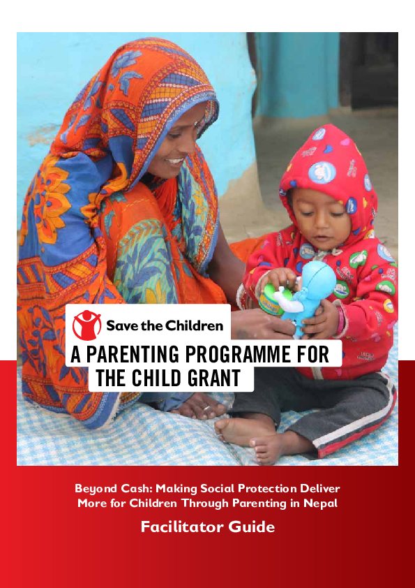 A Parenting Programme for the Child Grant: Facilitator Guide