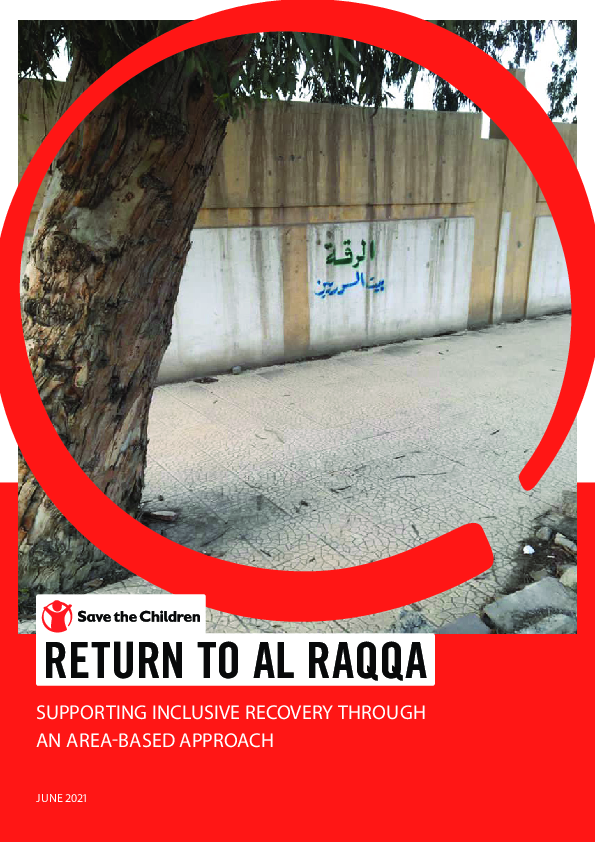 Return to Al Raqqa: Supporting inclusive recovery through an area-based approach