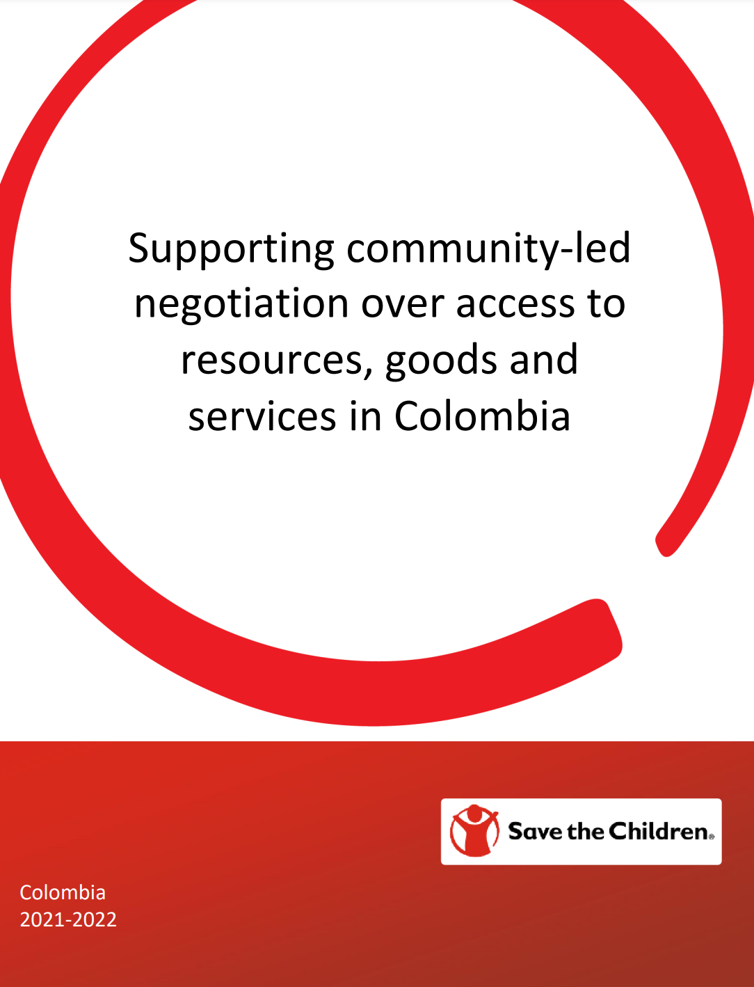 Supporting Community-Led Negotiation Over Access to Resources, Goods and Services in Colombia