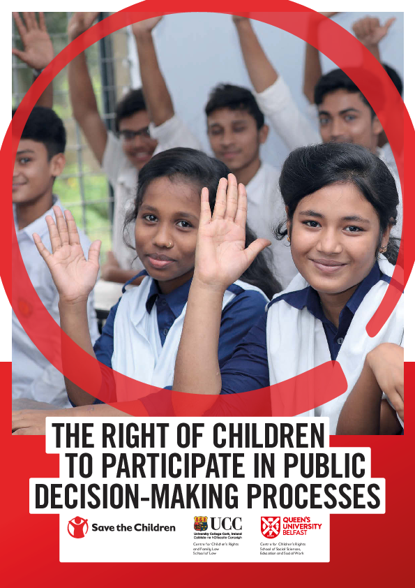 The Right of Children to Participate in Public Decision-Making Processes