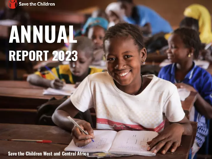 Save the Children West and Central Africa Annual Report 2023 thumbnail