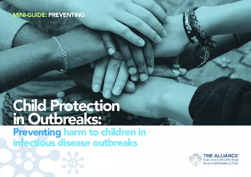 Child Protection in Outbreaks: Preventing harm to children in ...