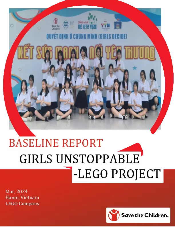 Baseline Report Girls Unstopable LEGO Project thumbnail